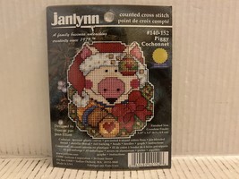 Janlynn Piggy Counted Cross Stitch #140-152 (1998) Christmas Holiday, NEW - $19.79