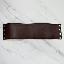 Starbucks Coffee Brown Leather Sleeve Band Cozy - $12.86