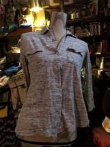 JAMES PERSE STANDARD Sharp Heather Gray Shirt Size 1 - $21.78