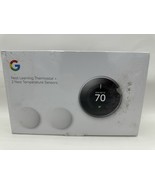 Google Nest Learning Thermostat Stainless Steel w/2 Temperature Sensors,... - €171,08 EUR