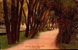 St. Paul MINN -Como Park Willow Walk Vintage Postcard-cir. EARLY 1900&#39;s-BK31 - £5.14 GBP