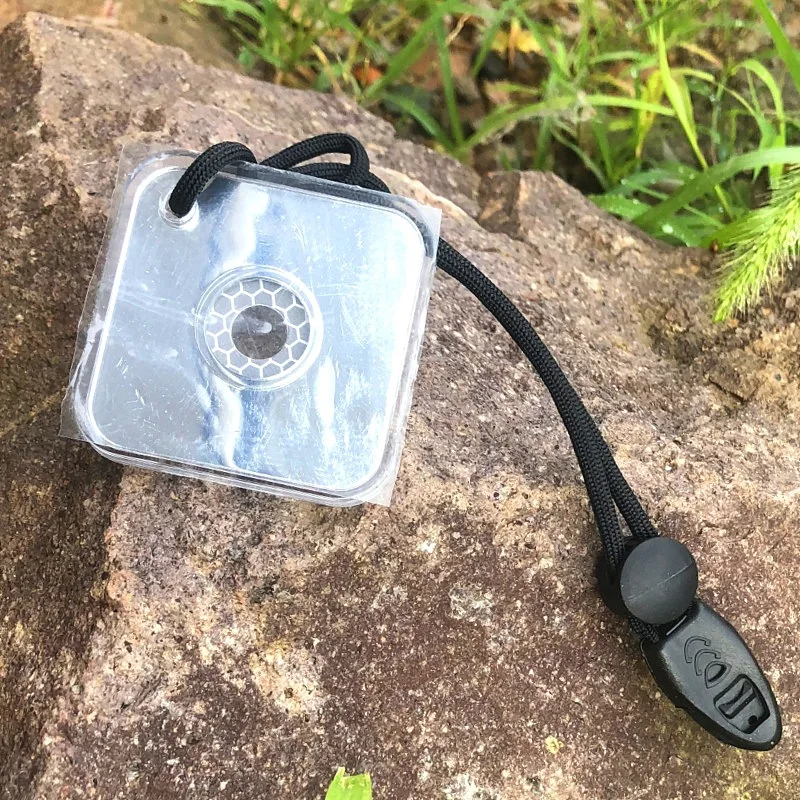 1PC Outdoor Survival Reflective Signal Mirror for Hiking Camping Emergency - £8.05 GBP
