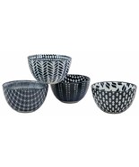 Made In Japan Symmetry Contemporary Design 5&quot;Diameter Porcelain Bowls Se... - £31.45 GBP