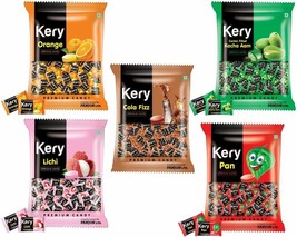 Kery Fruits Candy Combo [Orange, Pan, Cola, Lichi, Kacha Aam Toffee] (Pa... - $45.28