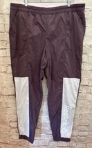 Reebok Pants Womens XL Cuffed Jogger Pant Purple Nylon Windbreaker Track... - £22.26 GBP