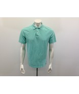 Merona Classic Fit Polo Shirt Men&#39;s Medium Blue Short Sleeve Pique - $7.92