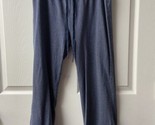 Nautica Pajama Lounge Pants Womens Size Medium Knit Blue Polka Dot Ribbo... - $12.99