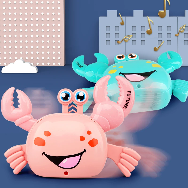 N will not fall crabs crawling baby toys luminous electric toy animals music stunt boys thumb200