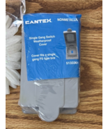 Cantex Single Gang Switch Cover Nonmetallic Weatherproof Gray #5133361 - €2,52 EUR Cantex Single Gang Switch Cover Nonmetallic Weatherproof Gray #5133361 - €2,52 EUR