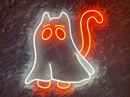 Ghost Cat | LED Neon Sign - £131.89 GBP+