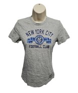 Adidas New York City Football Club Girls Large Size 14 Gray TShirt  - £18.97 GBP