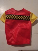 Vintage Barbie Ken Skipper Doll Accessory Clothing Red Checkered Shirt VTG - $9.79