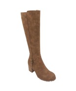Style &amp; Co Women Block Heel Knee High Riding Boots Aeronn Size US 6M Brown - £25.81 GBP