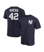 Mariano Rivera T-Shirt New York Yankees Player Name &amp; Number Soft Jersey... - $19.99