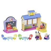 Peppa Pig Peppas Adventures Peppa&#39;s School Playgroup Preschool Toy, with Speech  - £34.92 GBP