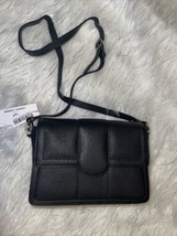 Corder London Emmeline Crossbody Bag GENUINE LEATHER BLACK NEW - $79.24