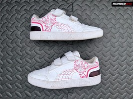 Kids Puma Shockwedge Sonic the Hedgehog Shoes 373789-02 White &amp; Pink Size 3.5C - £27.62 GBP