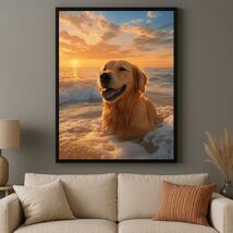 Diamond Art kit Dog in sea 30cm x 40cm UK sales only - $17.00