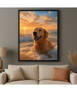Diamond Art kit Dog in sea 30cm x 40cm UK sales only - $17.00