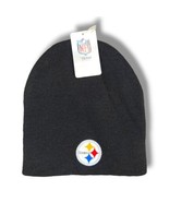 NFL Pittsburgh Steelers Winter Hat Skull Cap Beanie Black Gold One Size C29 - £14.88 GBP
