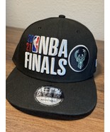 2021 Milwaukee Bucks NBA Finals New Era 9FORTY Adjustable Hat - Black - $25.20 CAD