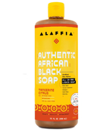 Alaffia Authentic African Black Soap, Tangerine Citrus (32 Oz) All-in-On... - $31.94 CAD