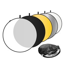 Limostudio 43" 5 In 1 Photography Studio Collapsible Multi Photo Disc Reflector, - £42.22 GBP