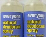 2x EO Everyone Natural Deodorant Spray Lemon + Lavender 4 Oz. Each - $24.95