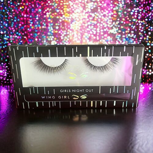 FLIRTACIOUS LOOKS Girls Night Out Lashes Pack &amp; Adhesive Glue Liner New ... - $19.79