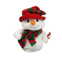 Ty Pluffies 2006 Ms. Snow Snowman Soft Stuffed Animal Plush Toy W/ Tag - £17.46 GBP