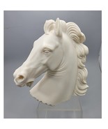 Vintage Alabaster Stamp Pegasus Horse Head Bust Sculpture 7-1/2in - $942.98 MXN