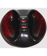 Mid Century Modern TOVAR OF HOLLYWOOD Black/Red ASHTRAY - $19.79