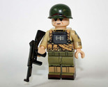 Building Block Ranger Coporal D Day WW2 soldier Army Minifigure Custom - $7.00