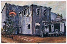 Postcard Conrad Rice Mill Oldest In America New Iberia Louisiana - £1.69 GBP