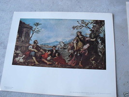 Vintage Print Gian Antonio Shepherds Scene LOOK - £18.20 GBP