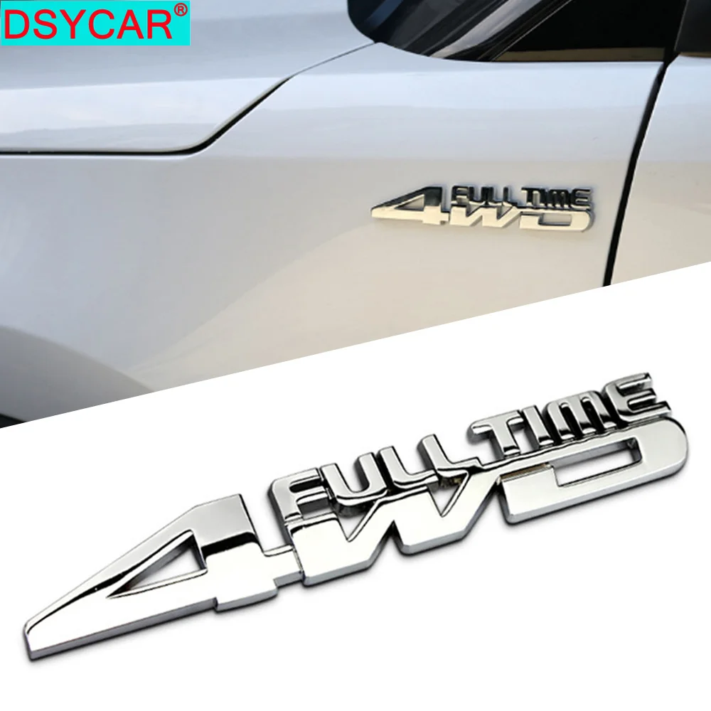 DSYCAR 1Pcs Fashion 3D  4WD Car Side  Rear Trunk Emblem  Sticker Decal for     V - £54.45 GBP