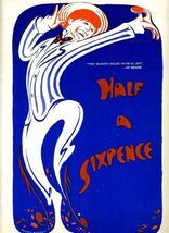Half A Sixpence Souvenir Program Dick Kallman Anne Wakefield 1960's - $17.82