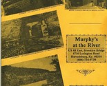 Murphy&#39;s at the River Restaurant Menu Brooklyn Bridge Harrodsburg Kentuc... - £13.98 GBP