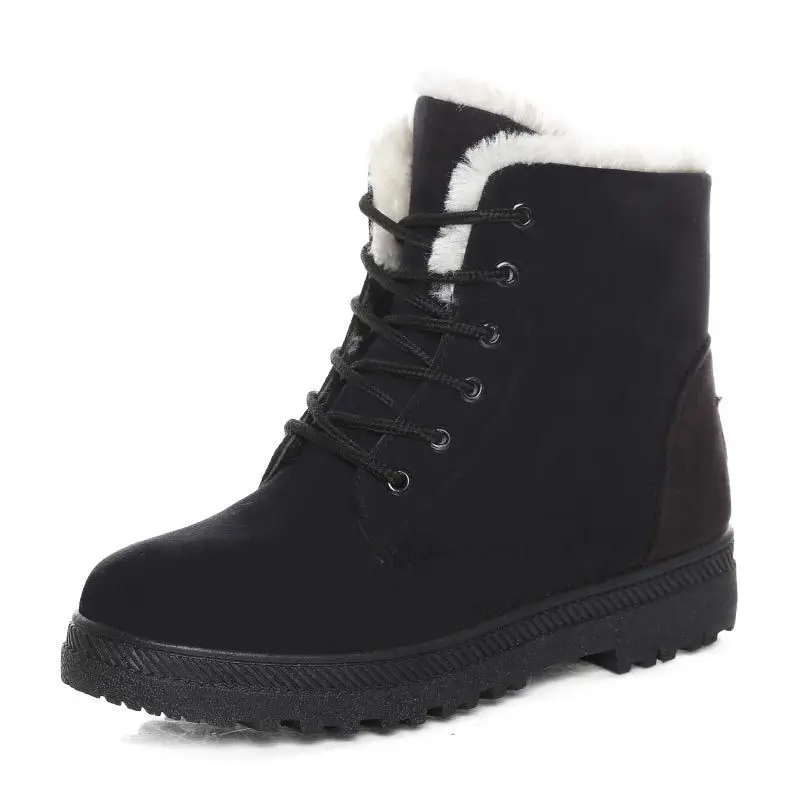 Koovan Women&#39;s Boots 2024 New Winter Large Size Snow Boots Women&#39;s Warm Shoes Sh - £159.37 GBP