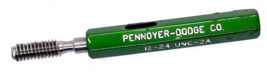 Pennoyer Dodge 12-24 UNC-2A Thread Set Plug Gage GO Only PD .1879 - $39.99