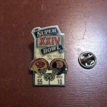 Vintage Super Bowl 24 Pin NFL San Francisco 49ers vs. Denver Broncos 199... - €4,63 EUR