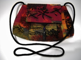 Multi Color Handbag Purse Handcrafted Tapestry Unique Shoulder Bag Clutc... - £96.51 GBP