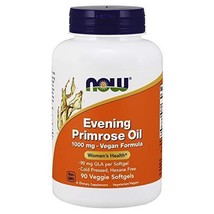 NOW Supplements, Evening Primrose Oil 1000 mg, Cold Pressed, Hexane Free, Veg... - $25.07