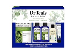 Dr Teal&#39;s Eucalyptus Bath Gift Set - Give the Gift of Relaxation - Contains Epso - £34.36 GBP