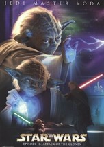 Attack Of The Clones ~ Yoda Force Duel 25x36 Movie Poster Star Wars Episode Ii 2 - £6.77 GBP