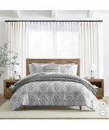 Haven Lane Comforter Set Gray 9-Piece Adele Shams Quilt Sheets Decorativ... - €189,01 EUR+