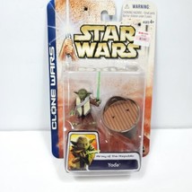YODA Army Of The Republic Star Wars Clone Wars  Action Figure 2003 NEW - $16.82