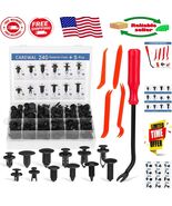 High-Quality 240 Pcs Fastener Retainer Clip Kit - 12 Sizes for Easy Repl... - $350.61 MXN