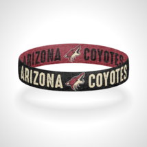 Reversible Arizona Coyotes Bracelet Wristband Go Coyotes Bracelet - $12.00