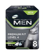TENA Men Premium Fit Protective Incontinence Underwear Level 4 - Large x 8 - $250.89 MXN